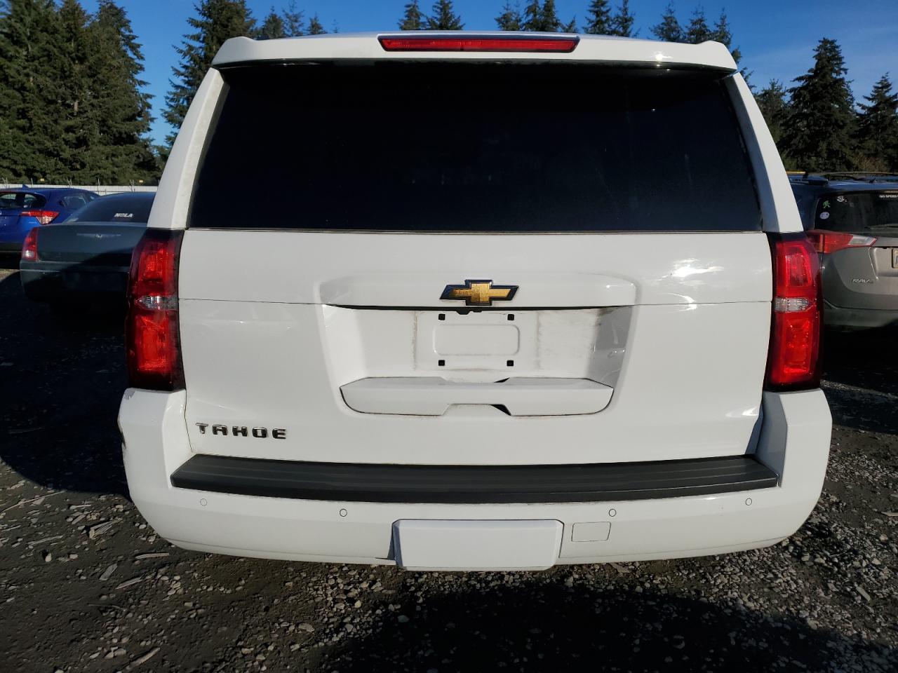 2017 Chevrolet Tahoe VIN 1GNSKBKC1HR181498 Copart auction photo, rear end / side damage thumbnail 6