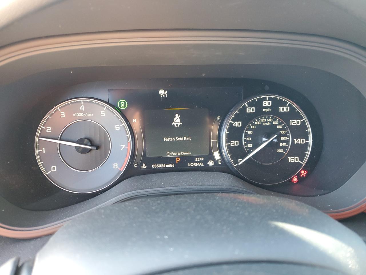 2021 Acura TLX VIN 19UUB6F47MA005125 Copart auction photo, front end damage thumbnail 9