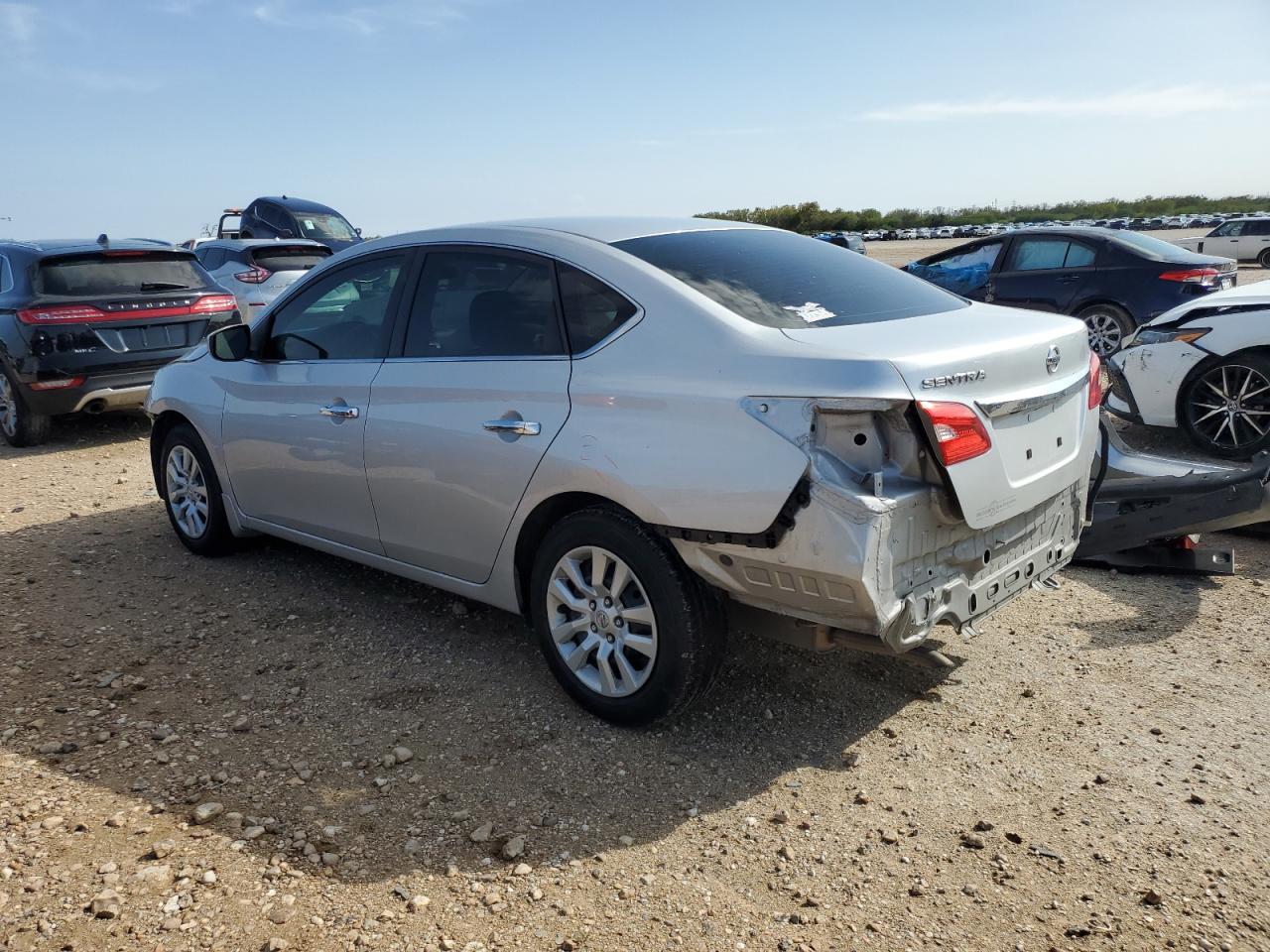 2019 Nissan Sentra VIN 3N1AB7AP2KY309693 Copart auction photo, front end damage thumbnail 2