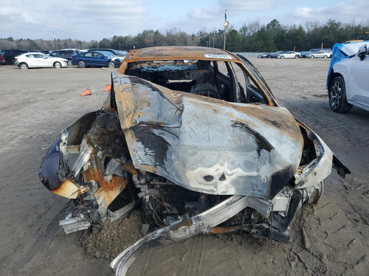 2021 Hyundai Sonata VIN KMHL64JA4MA148335 Copart auction photo, front end damage thumbnail 5