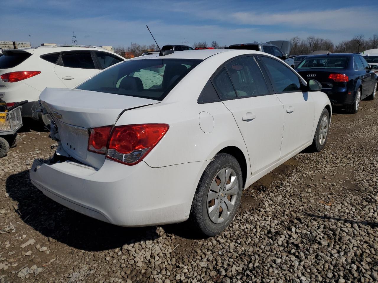 2016 Chevrolet Cruze VIN 1G1PC5SH7G7158755 Copart auction photo, rear end / undercarriage damage thumbnail 3
