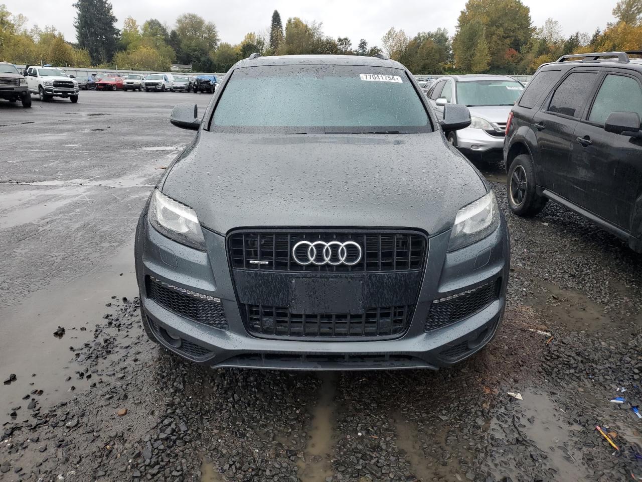 2014 Audi Q7 VIN WA1DGAFE1ED018457 Copart auction photo, rear end damage thumbnail 5