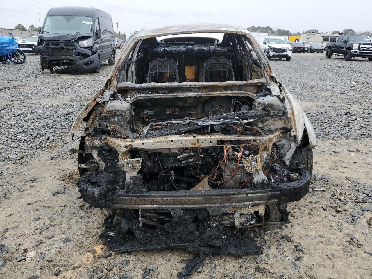 2020 Ford Fusion VIN 3FA6P0CDXLR175497 Copart auction photo, burn damage thumbnail 5