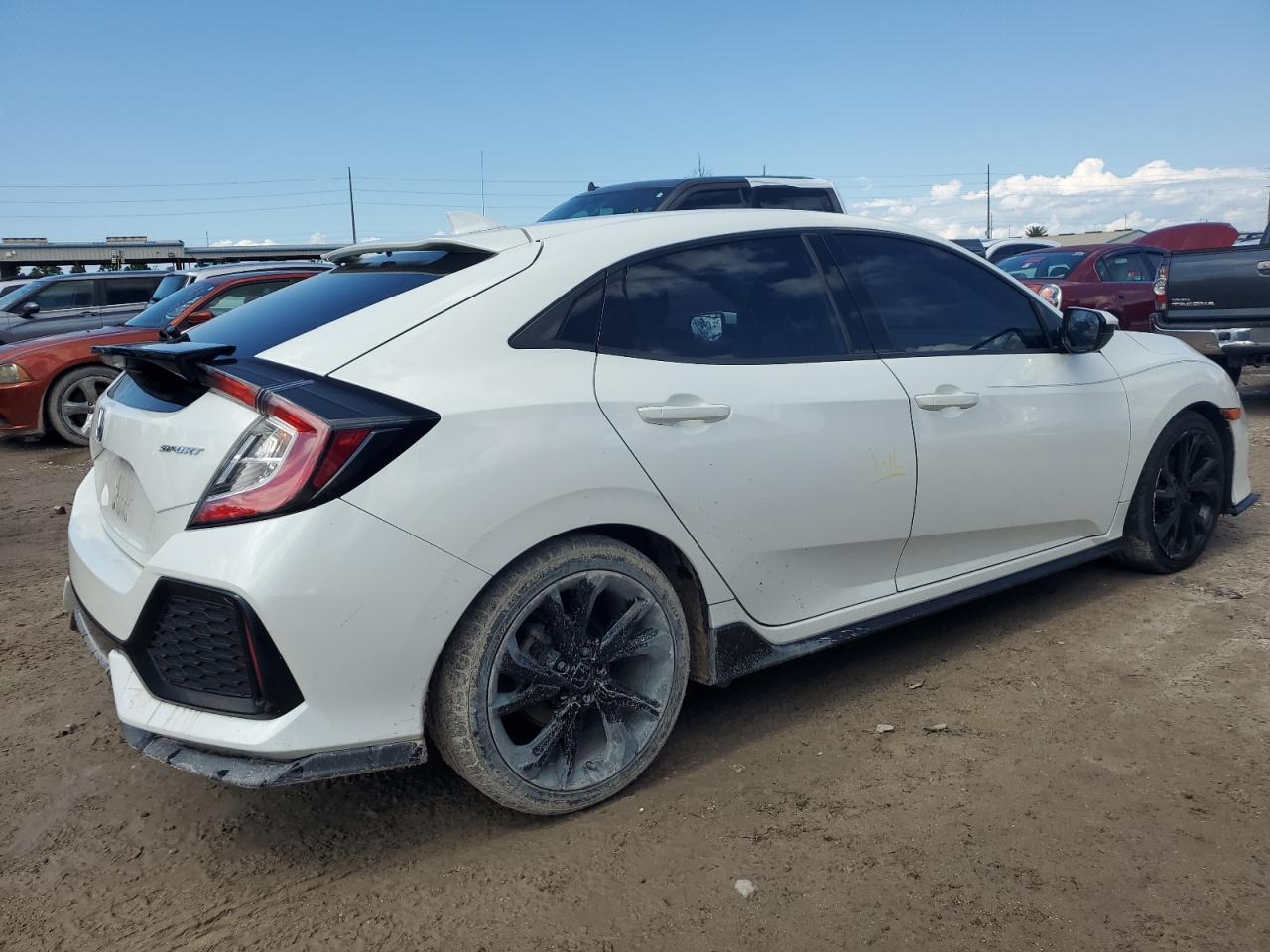 2018 Honda Civic VIN SHHFK7H46JU200421 Copart auction photo, water/flood damage thumbnail 3