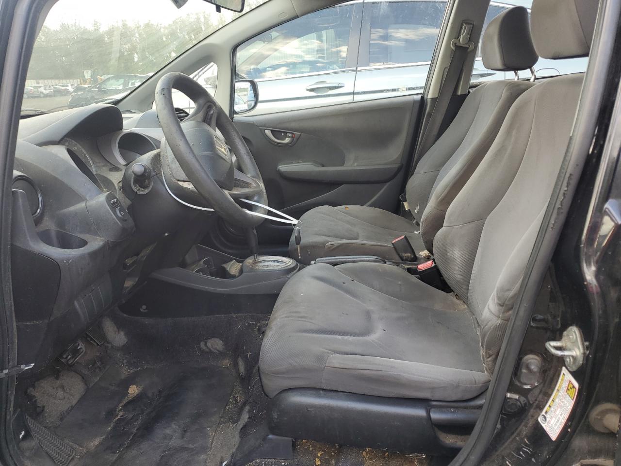 2010 Honda Fit VIN JHMGE8H2XAC037897 Copart auction photo, side / front end damage thumbnail 7