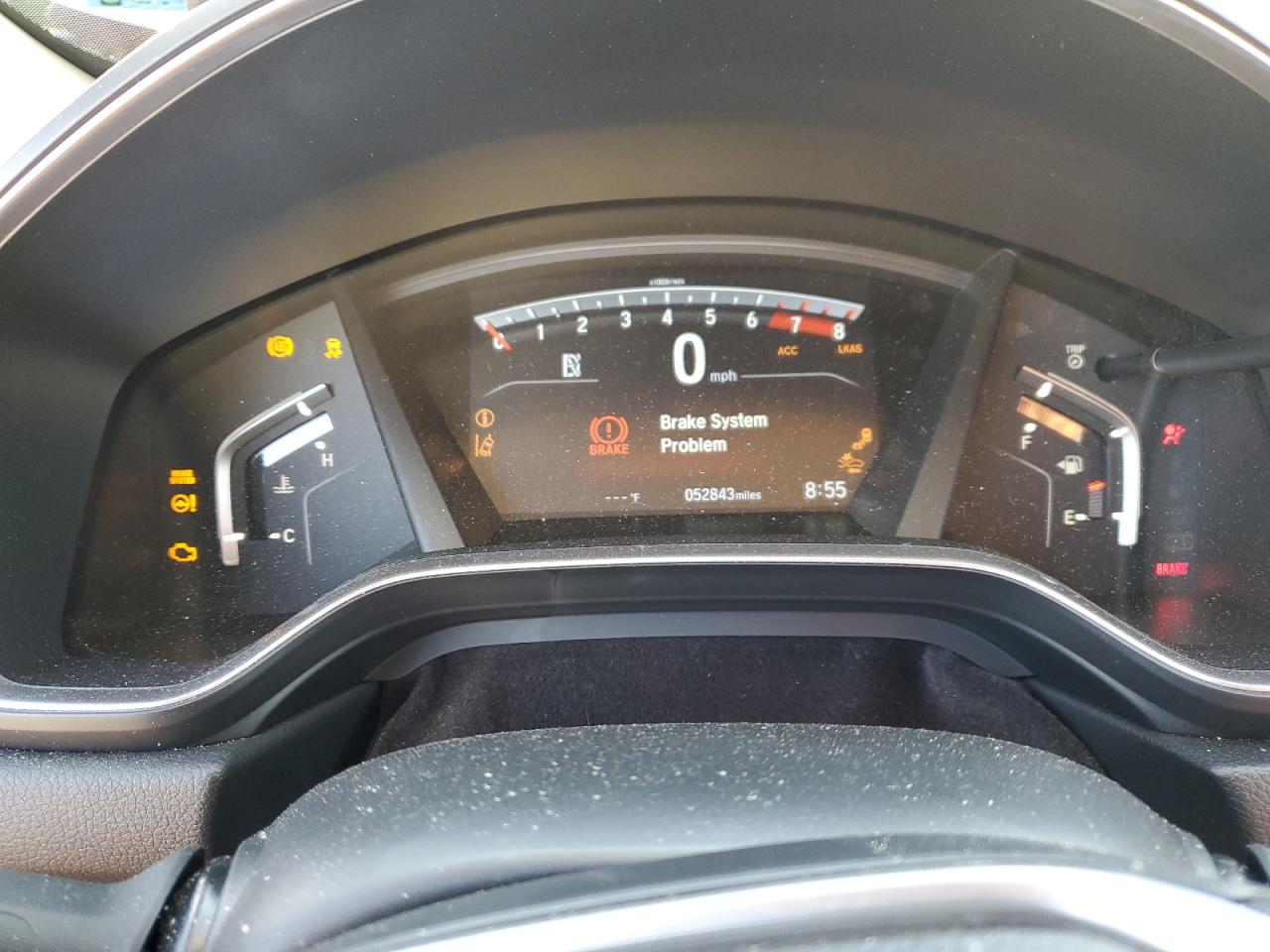 2019 Honda CR-V VIN 2HKRW1H52KH505877 Copart auction photo, all over damage thumbnail 9