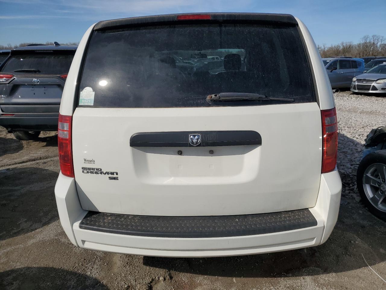 2008 Dodge Caravan VIN 1D8HN44H78B187749 Copart auction photo, front end / side damage thumbnail 6