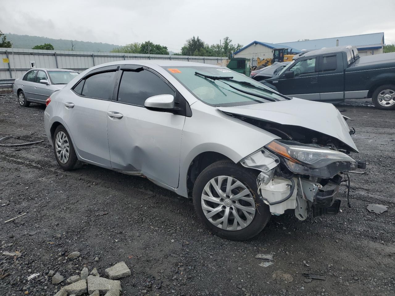 2017 Toyota Corolla VIN 2T1BURHE3HC908638 Copart auction photo, all over damage thumbnail 4