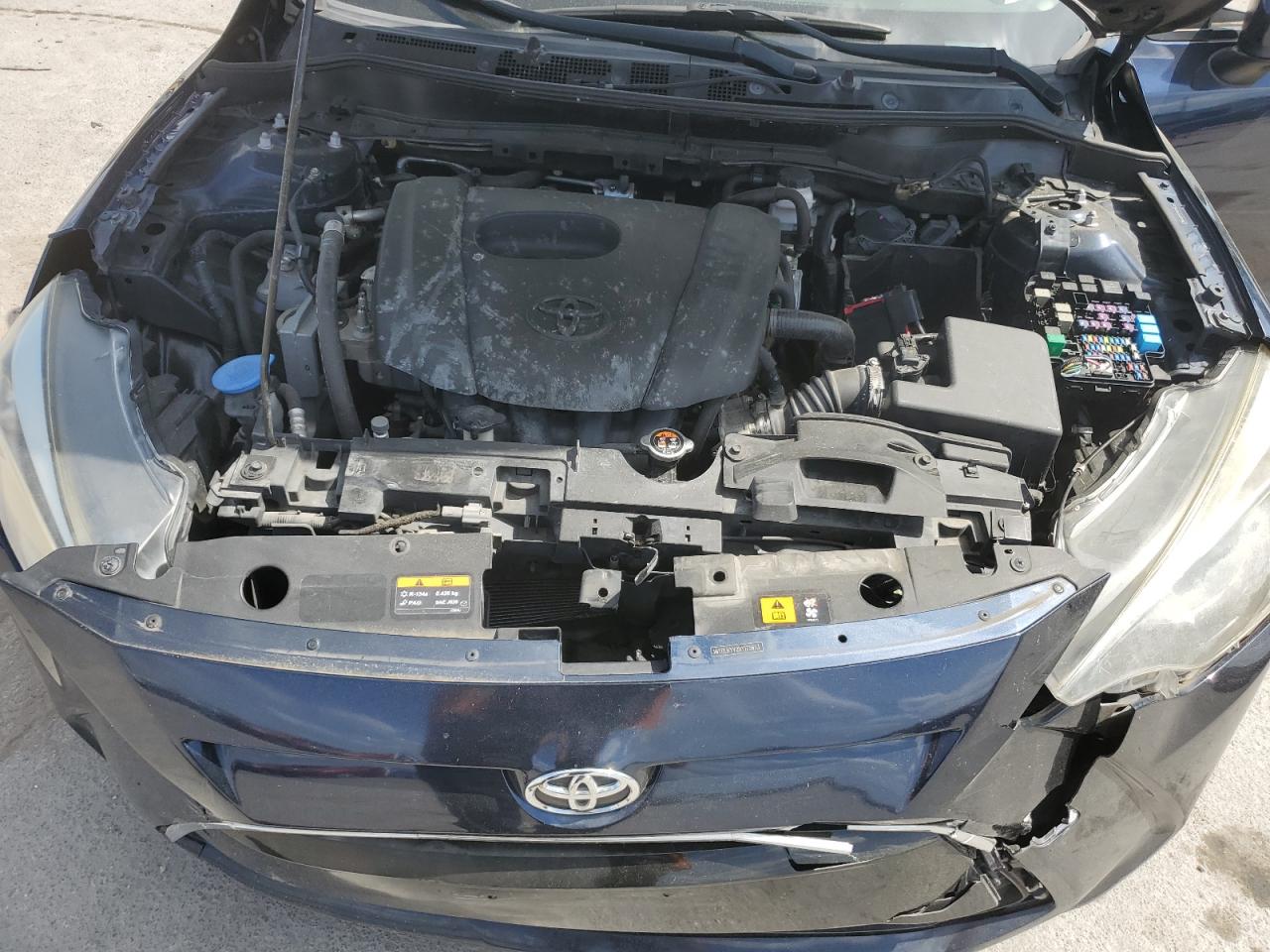 2017 Toyota Yaris VIN 3MYDLBYV2HY175633 Copart auction photo, front end / rear end damage thumbnail 12