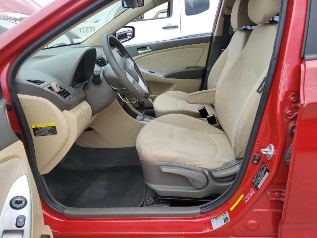 2012 Hyundai Accent VIN KMHCT4AEXCU071253 Copart auction photo, rear end damage thumbnail 7
