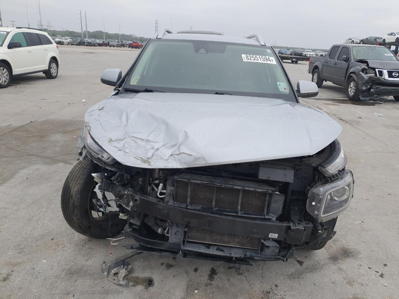 2022 Hyundai Venue VIN KMHRC8A34NU166393 Copart auction photo, front end damage thumbnail 5