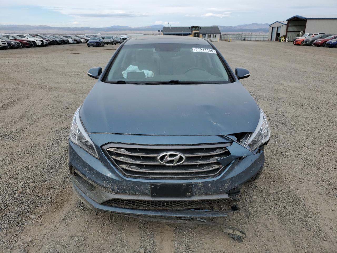 2017 Hyundai Sonata VIN 5NPE34AF5HH585308 Copart auction photo, front end / minor dent/scratches damage thumbnail 5