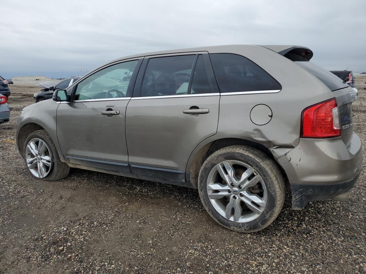 2014 Ford Edge VIN 2FMDK3KC2EBB63738 Copart auction photo, front end / undercarriage damage thumbnail 2