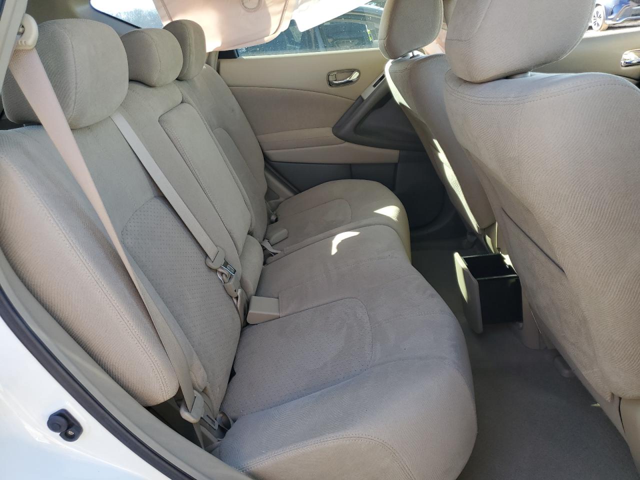 2010 Nissan Murano VIN JN8AZ1MU5AW007798 Copart auction photo, front end / side damage thumbnail 11