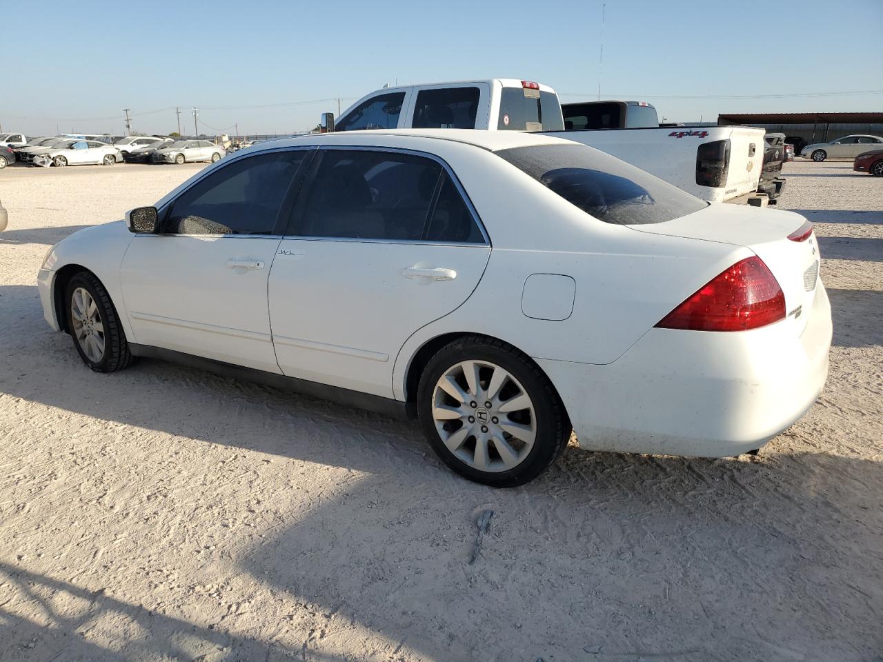 2007 Honda Accord VIN 1HGCM66467A095071 Copart auction photo, water/flood damage thumbnail 2