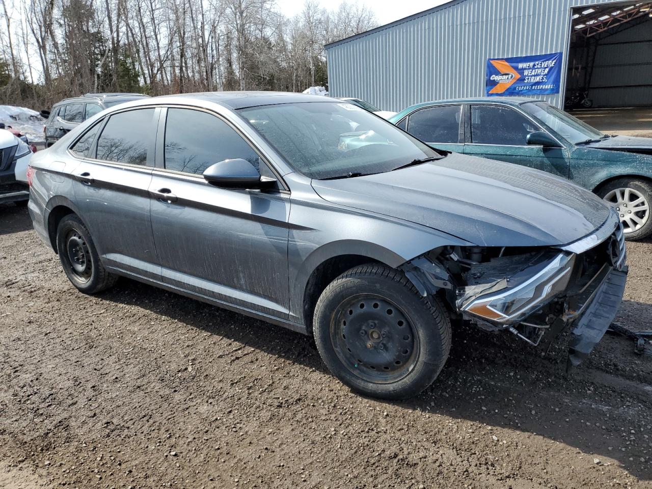 2019 Volkswagen Jetta VIN 3VWE57BU1KM264552 Copart auction photo, front end / undercarriage damage thumbnail 4