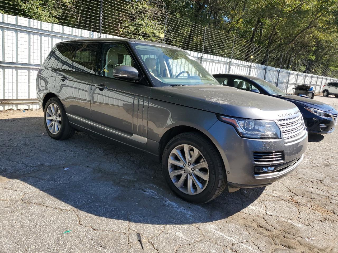 2015 Land Rover Range Rover VIN SALGS2VF6FA239372 Copart auction photo, front end damage thumbnail 4