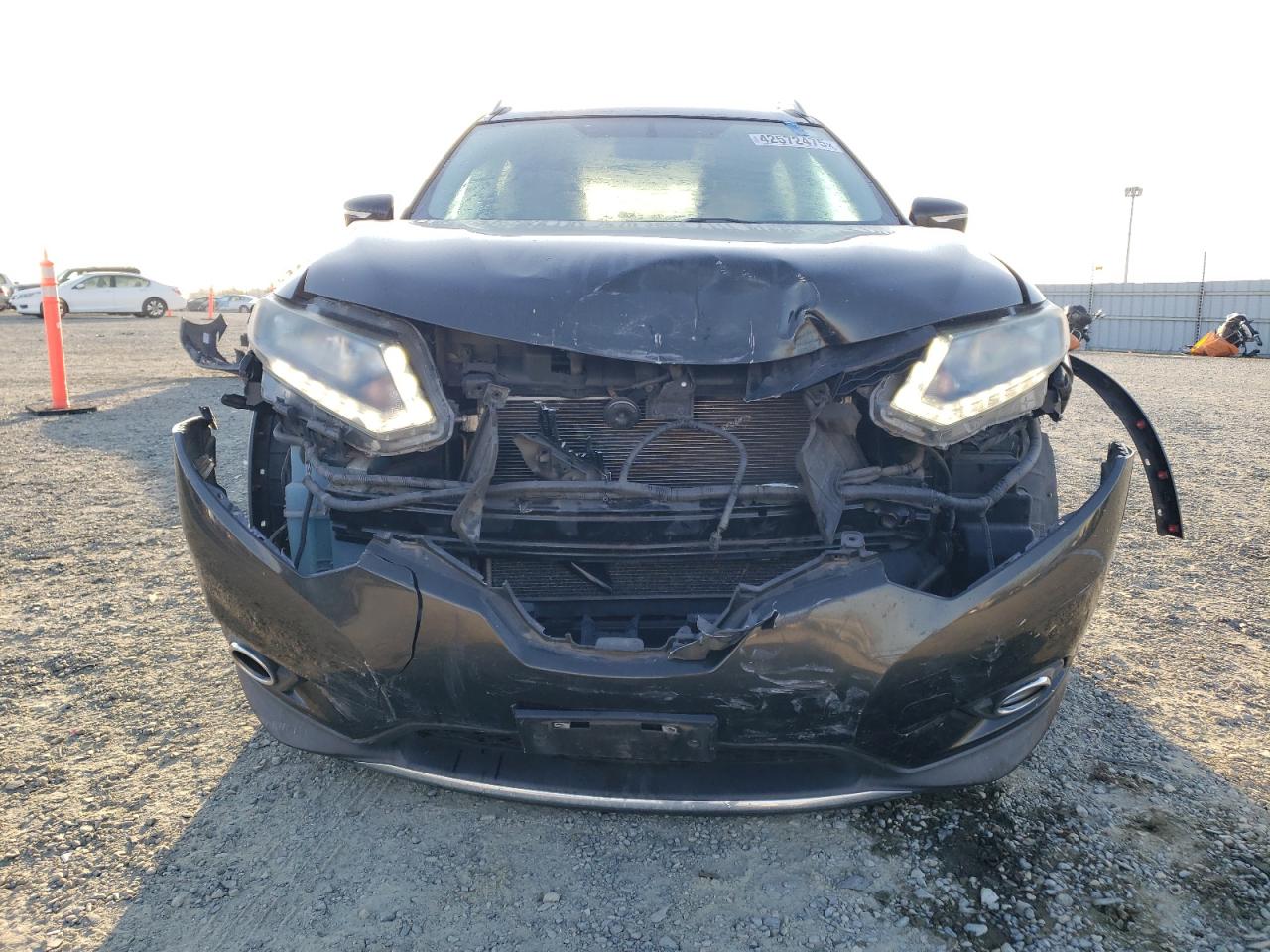 2015 Nissan Rogue VIN 5N1AT2ML3FC888225 Copart auction photo, front end / minor dent/scratches damage thumbnail 5