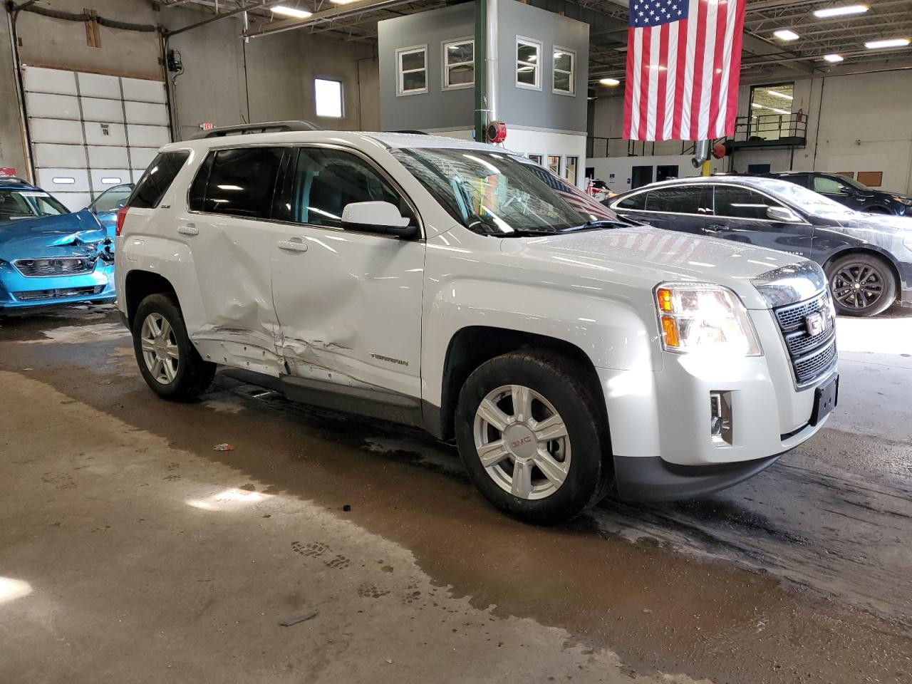 2015 GMC Terrain VIN 2GKFLWEK3F6377554 Copart auction photo, side damage thumbnail 4
