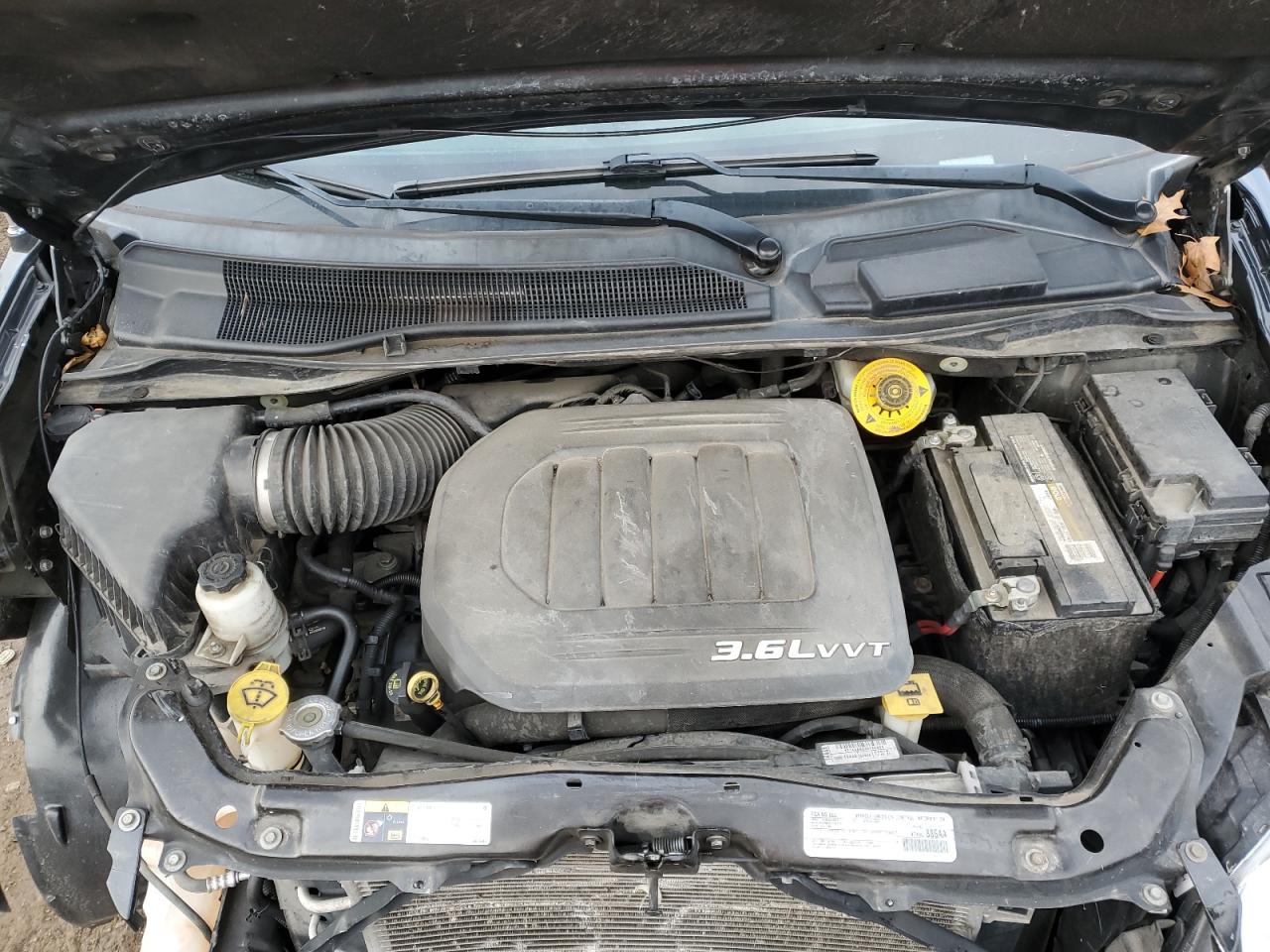 2017 Dodge Caravan VIN 2C4RDGDG6HR687014 Copart auction photo, front end / side damage thumbnail 12