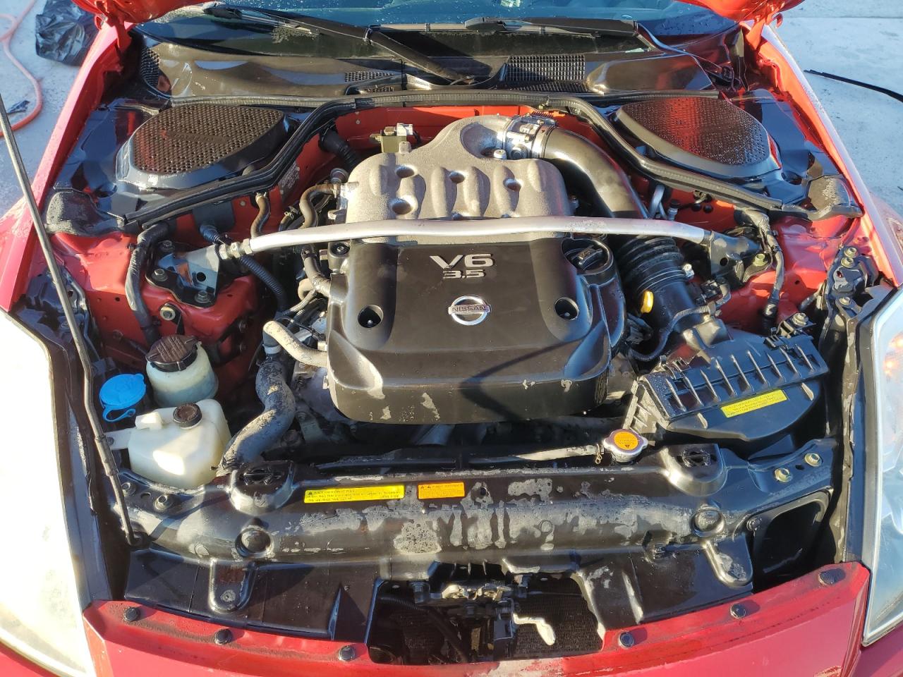 2006 Nissan 350Z VIN JN1AZ34D46M310424 Copart auction photo, side / rear end damage thumbnail 11
