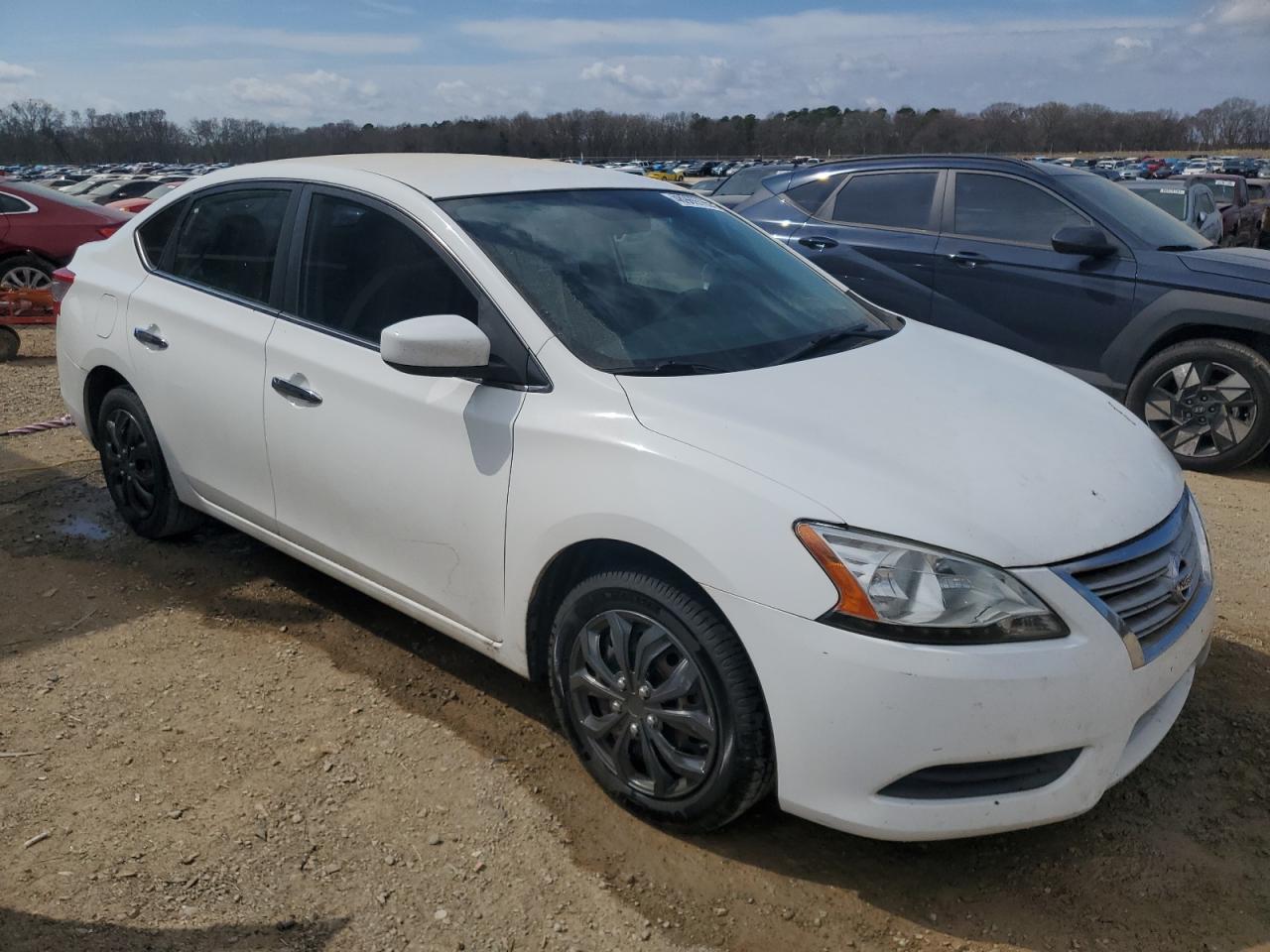 2015 Nissan Sentra VIN 3N1AB7AP2FY248139 Copart auction photo, side damage thumbnail 4