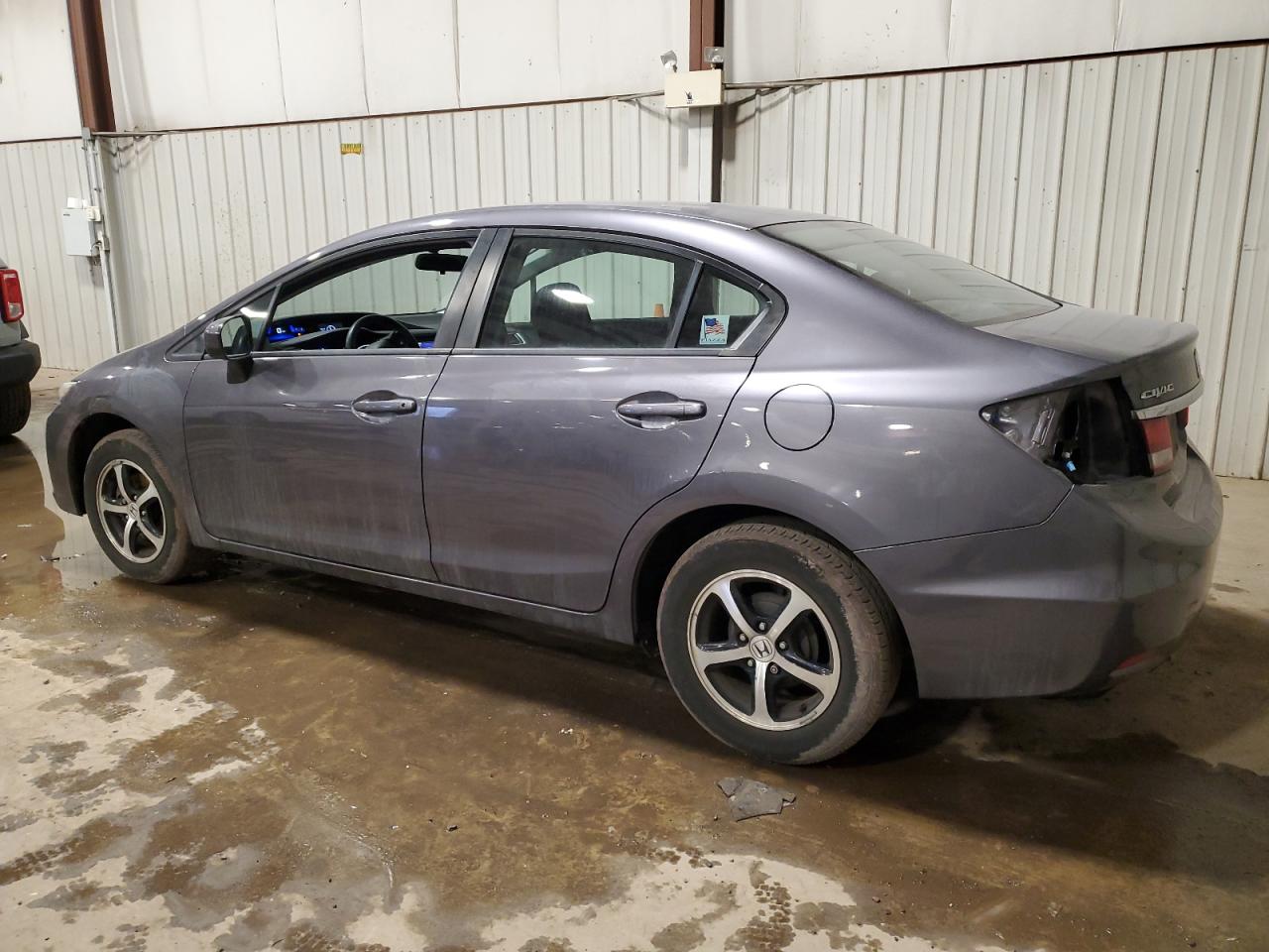 2015 Honda Civic VIN 19XFB2F70FE271614 Copart auction photo, rear end damage thumbnail 2