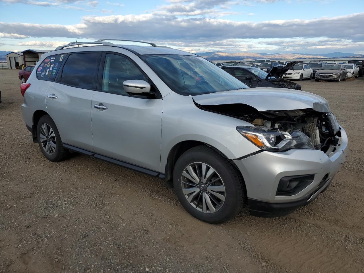 2018 Nissan Pathfinder VIN 5N1DR2MM4JC657895 Copart auction photo, front end / mechanical damage thumbnail 4