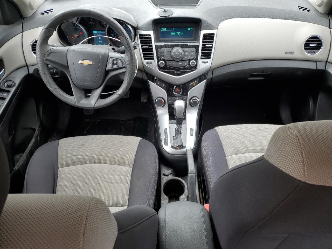 2014 Chevrolet Cruze VIN 1G1PA5SGXE7413022 Copart auction photo, rear end / front end damage thumbnail 8