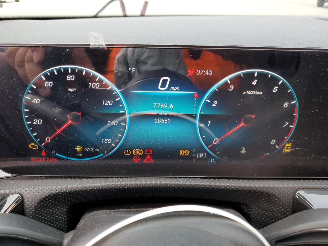 2022 Mercedes-Benz CLA-klasse VIN W1K5J4GB3NN283320 Copart auction photo, front end damage thumbnail 9