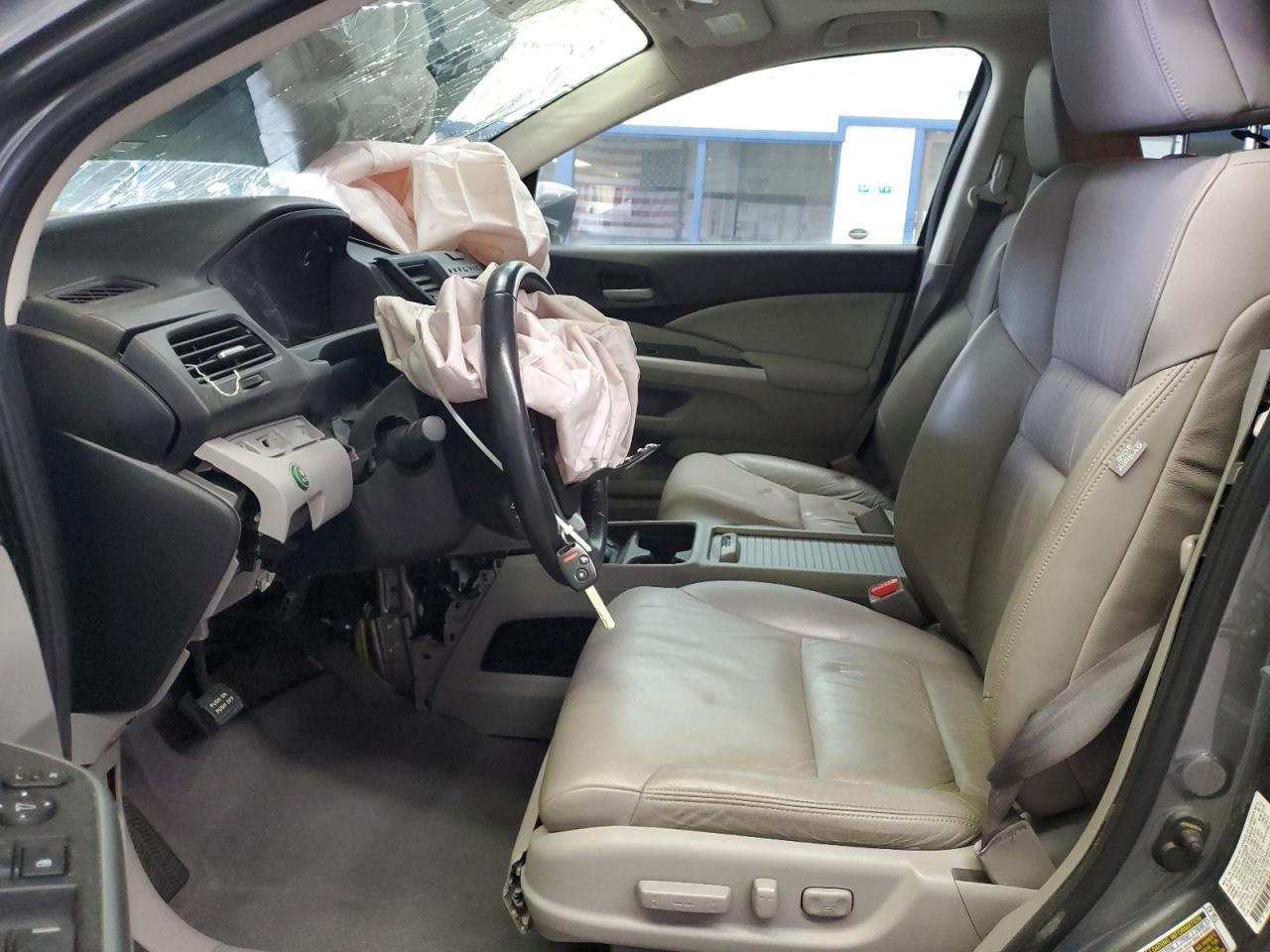 2012 Honda CR-V VIN 2HKRM4H70CH631455 Copart auction photo, front end / side damage thumbnail 7