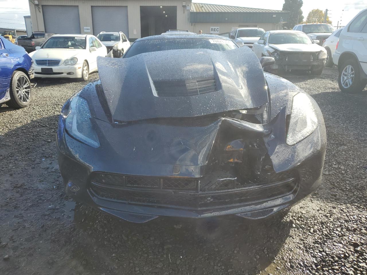 2014 Chevrolet Corvette VIN 1G1YD2D73E5106861 Copart auction photo, front end damage thumbnail 5