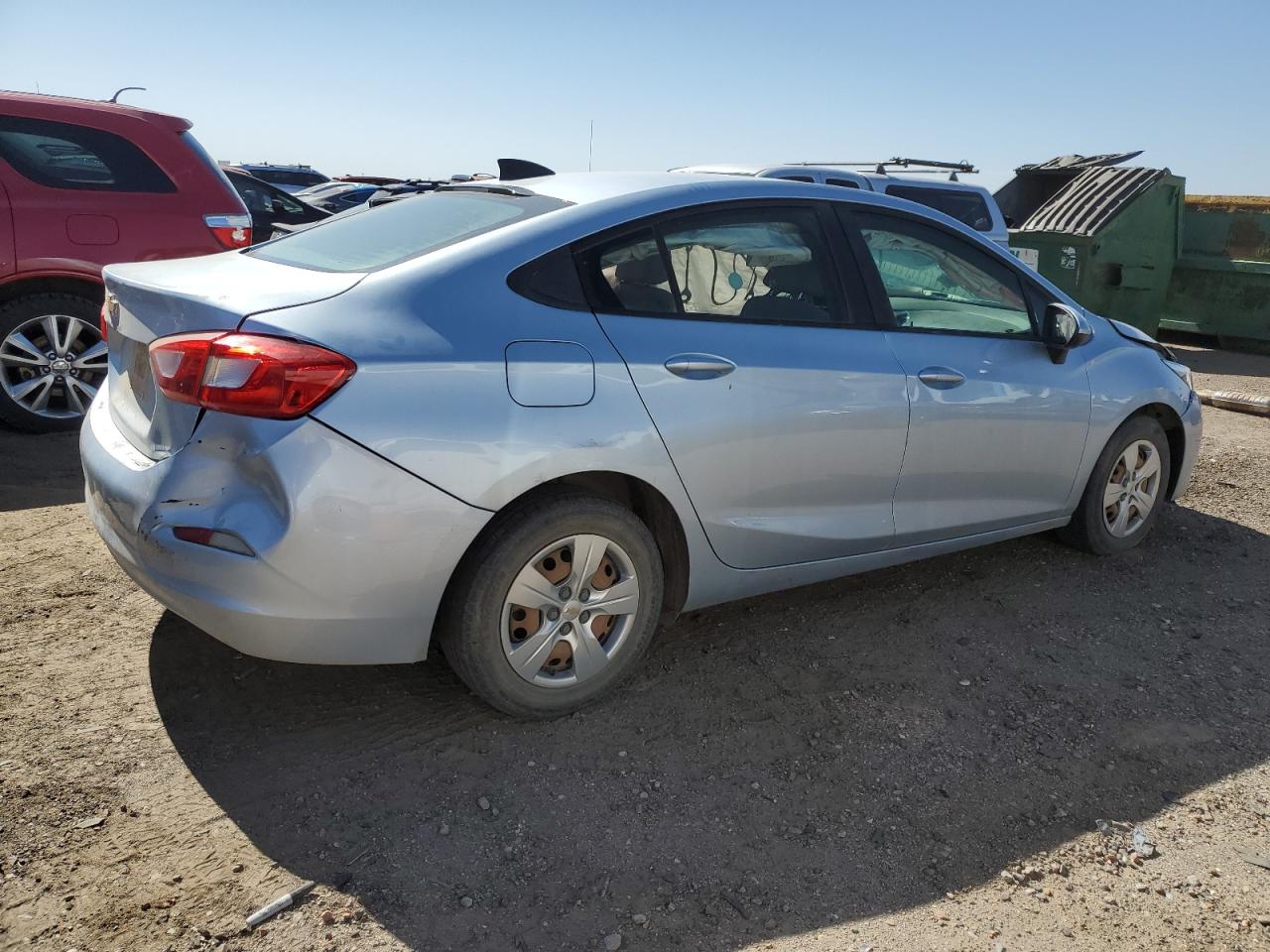 2017 Chevrolet Cruze VIN 1G1BC5SM4H7148841 Copart auction photo, all over damage thumbnail 3
