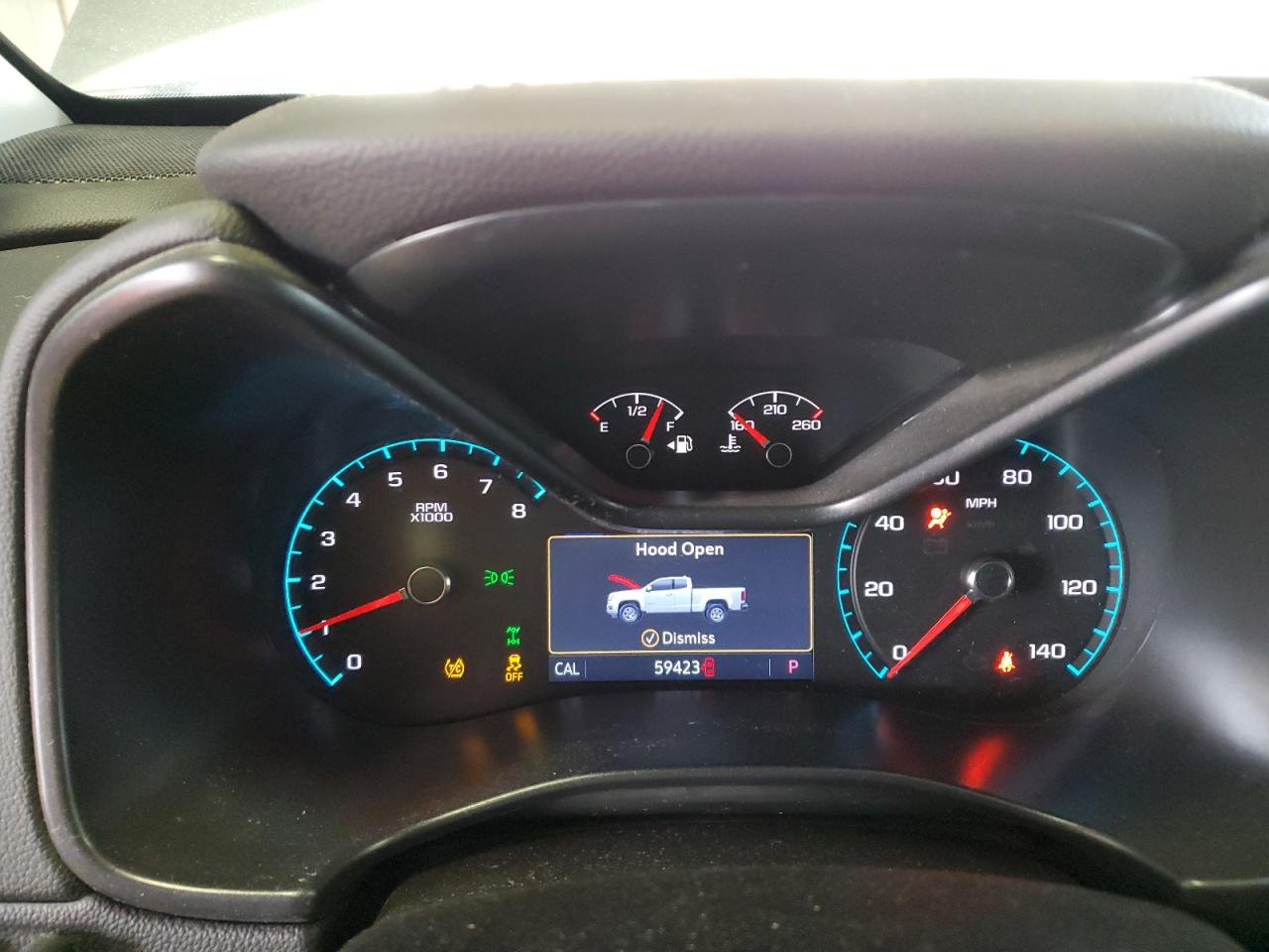 2020 Chevrolet Colorado VIN 1GCGTCEN7L1154764 Copart auction photo, front end / minor dent/scratches damage thumbnail 9