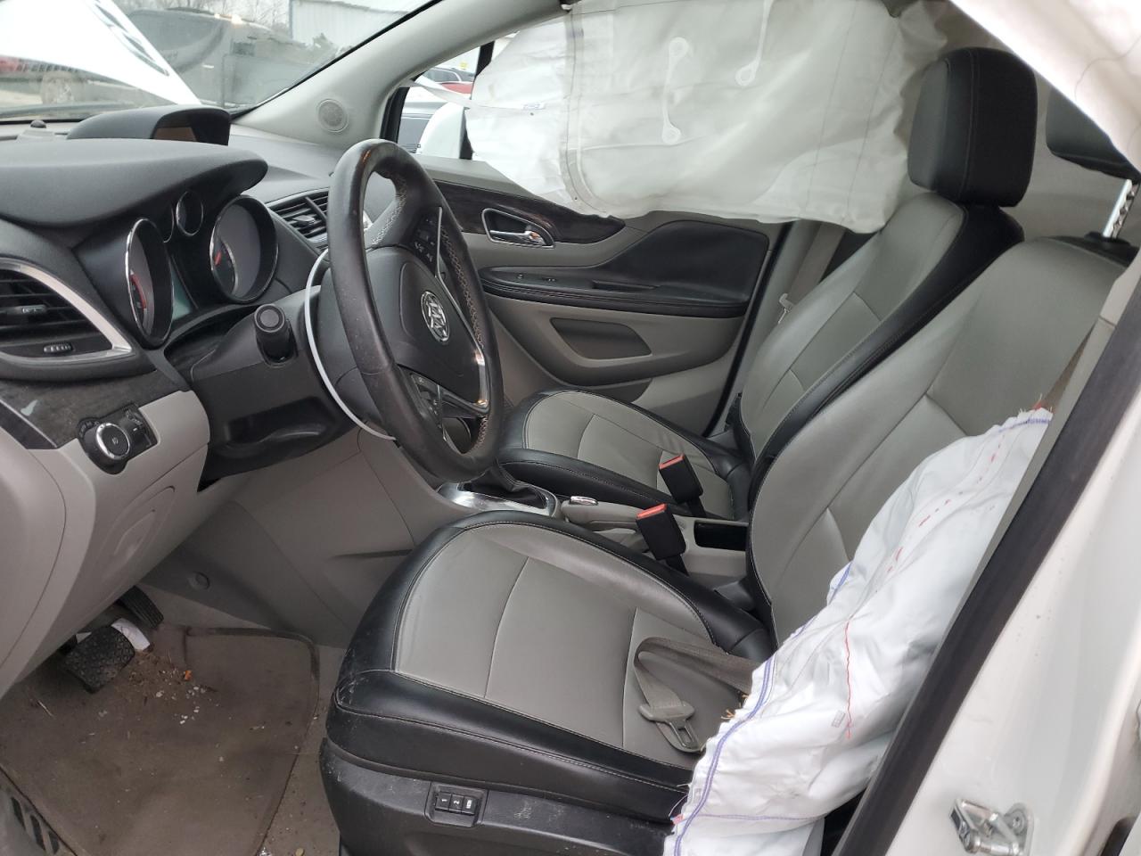 2013 Buick Encore VIN KL4CJHSBXDB085599 Copart auction photo, front end / side damage thumbnail 7