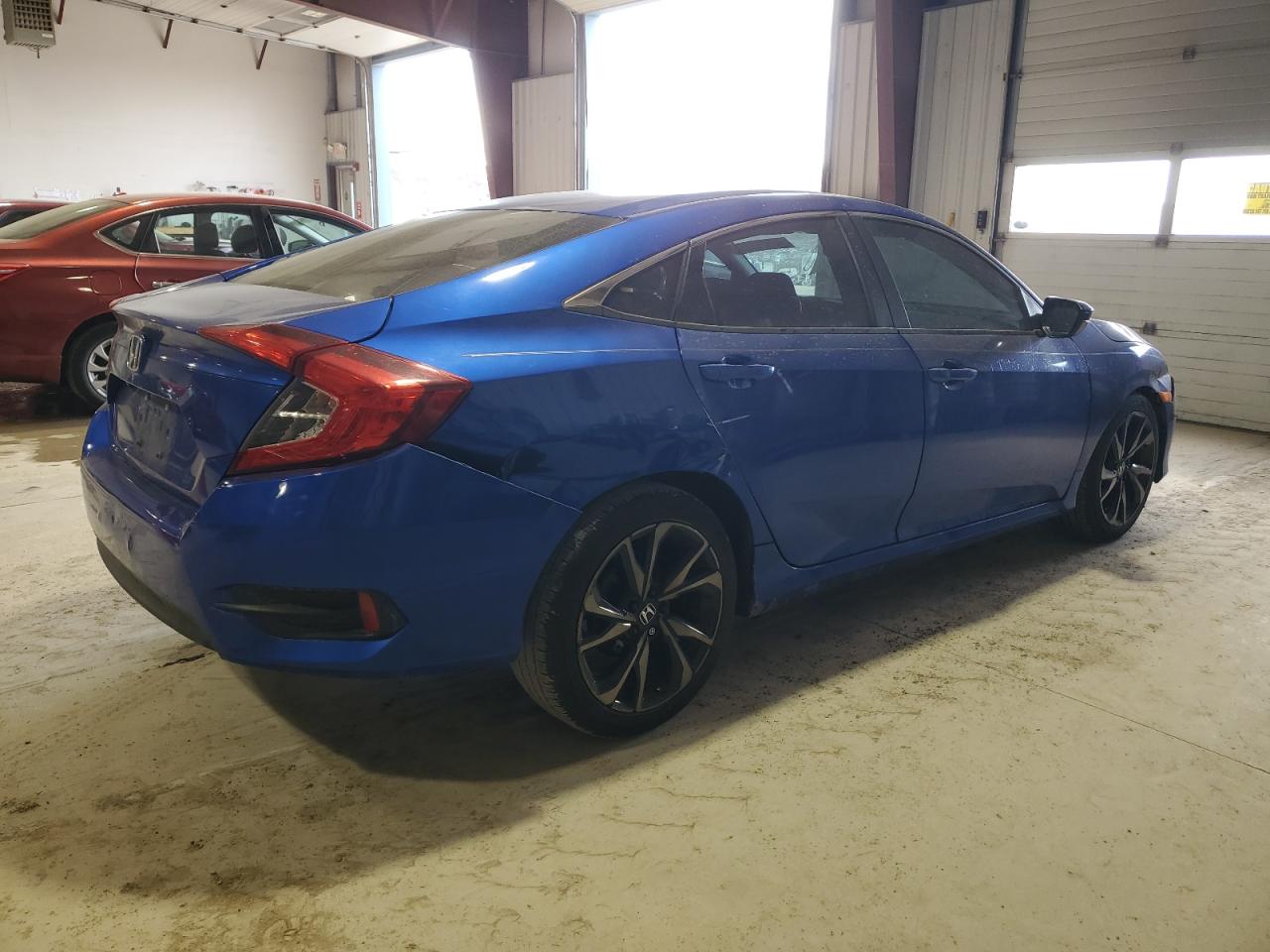 2016 Honda Civic VIN 19XFC2F52GE075798 Copart auction photo, rear end damage thumbnail 3