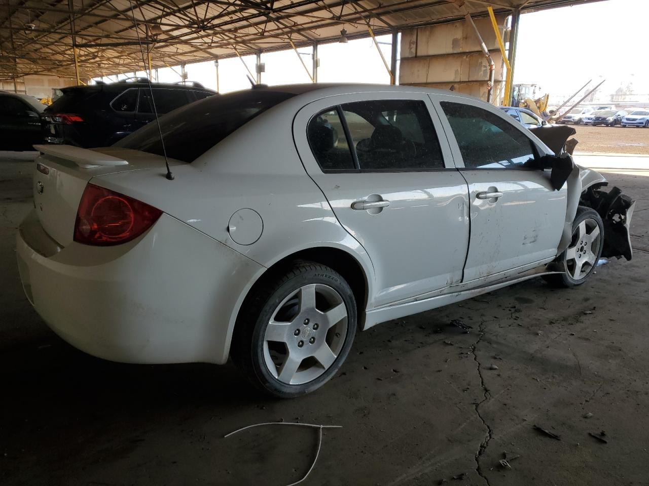 2010 Chevrolet Cobalt VIN 1G1AF5F50A7231002 Copart auction photo, front end damage thumbnail 3