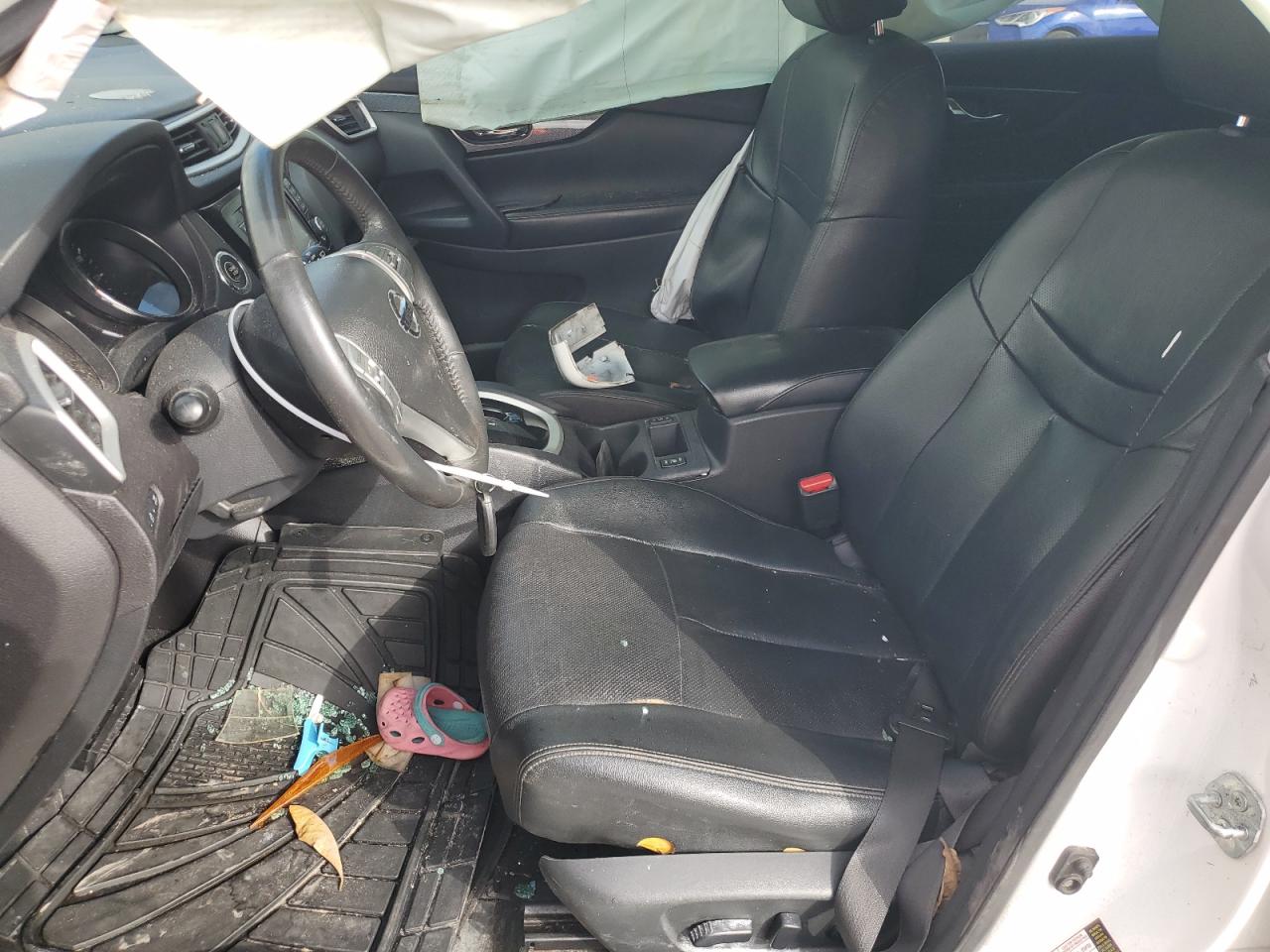 2016 Nissan Rogue VIN 5N1AT2MT7GC921678 Copart auction photo, rollover damage thumbnail 7