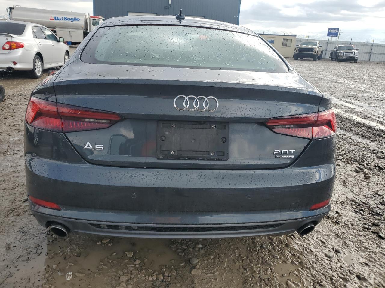 2018 Audi A5 VIN WAUENCF55JA085034 Copart auction photo, undercarriage damage thumbnail 6