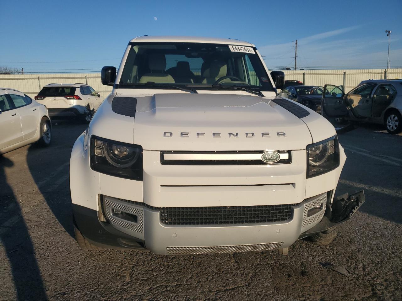 2024 Land Rover Defender VIN SALEJEEX4R2253337 Copart auction photo, front end / side damage thumbnail 5