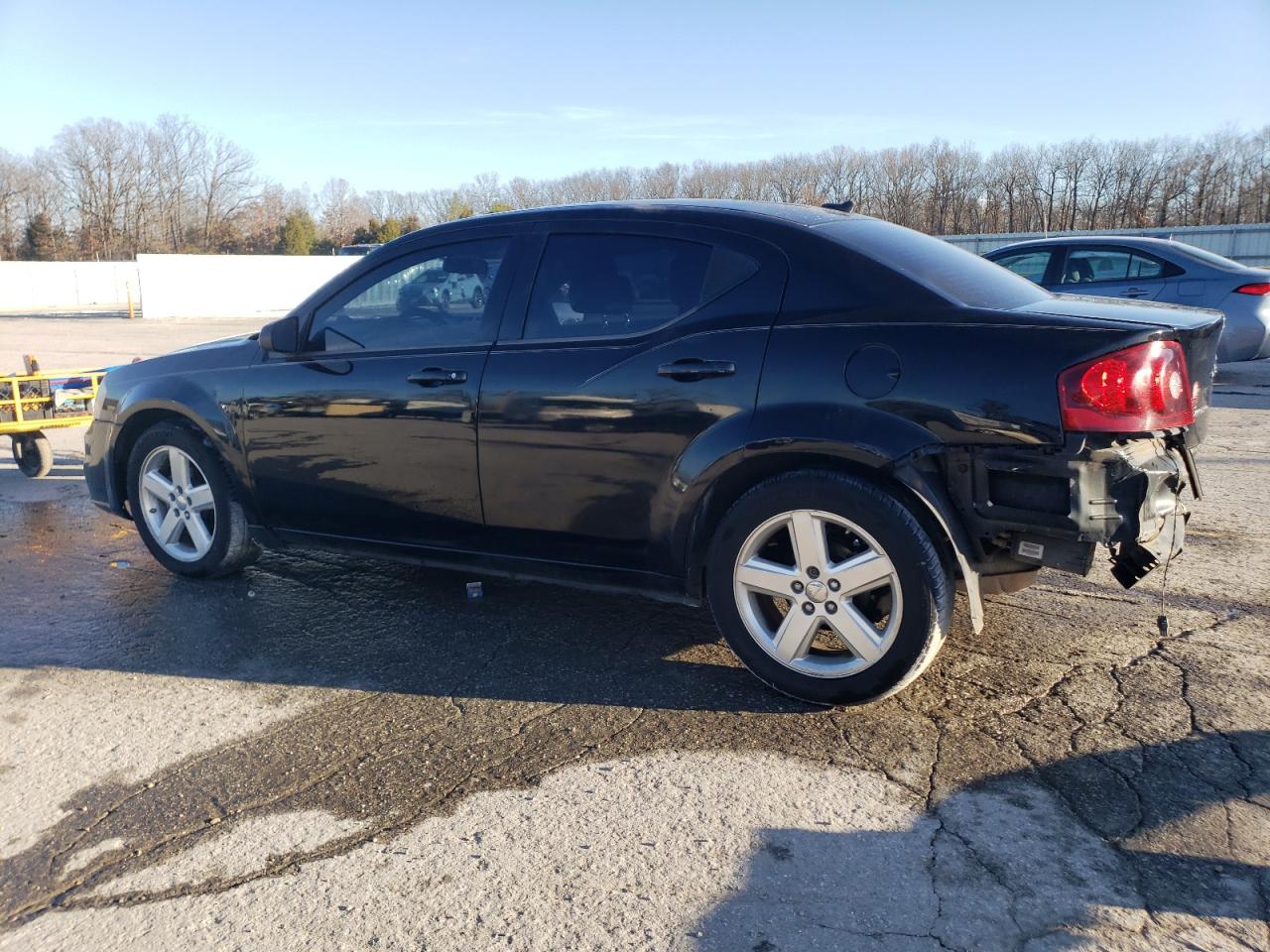 2013 Dodge Avenger VIN 1C3CDZABXDN707920 Copart auction photo, rear end / hail damage thumbnail 2
