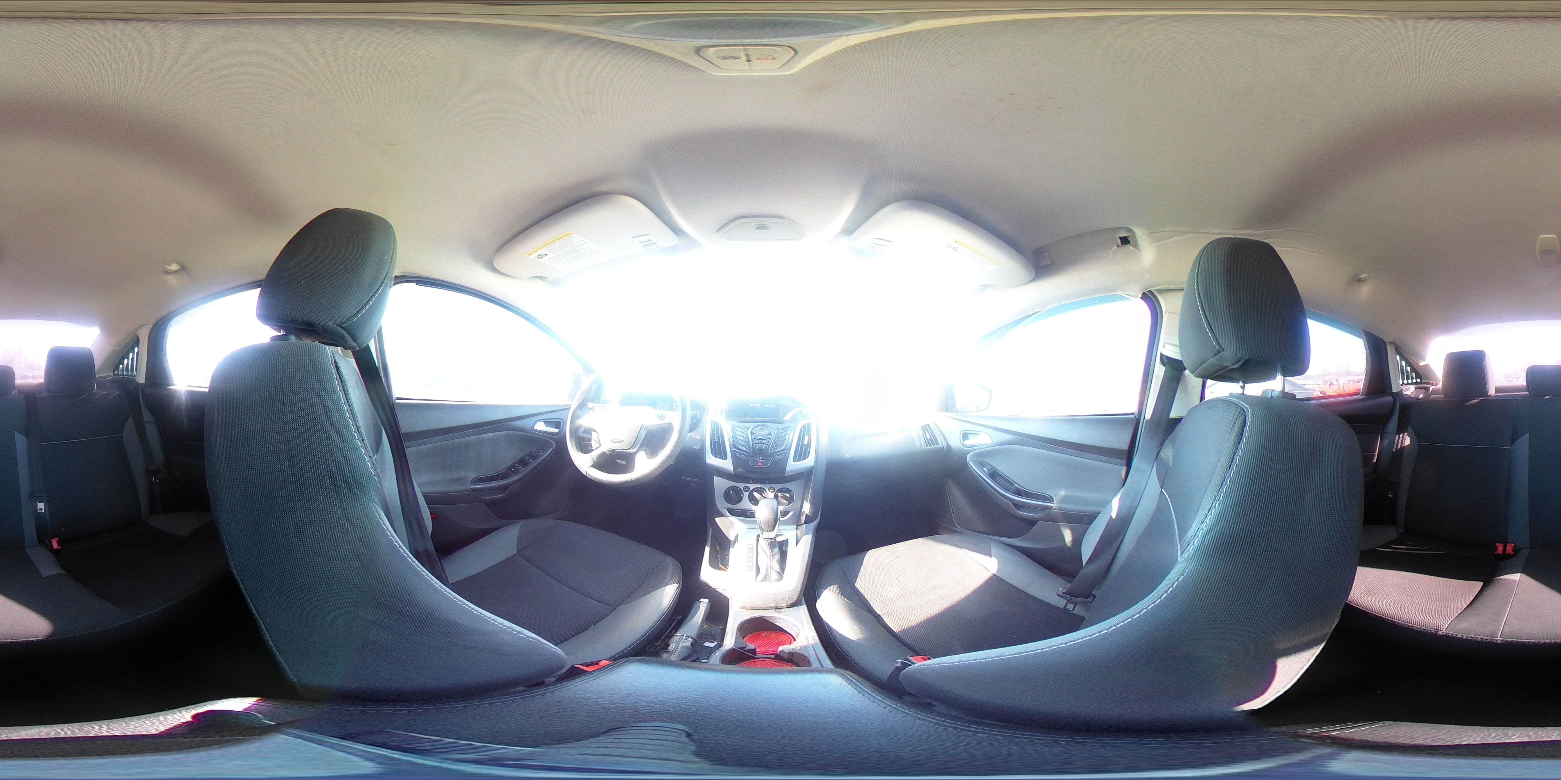 2014 Ford Focus VIN 1FADP3F21EL198378 Copart auction photo, side / rear end damage thumbnail 12