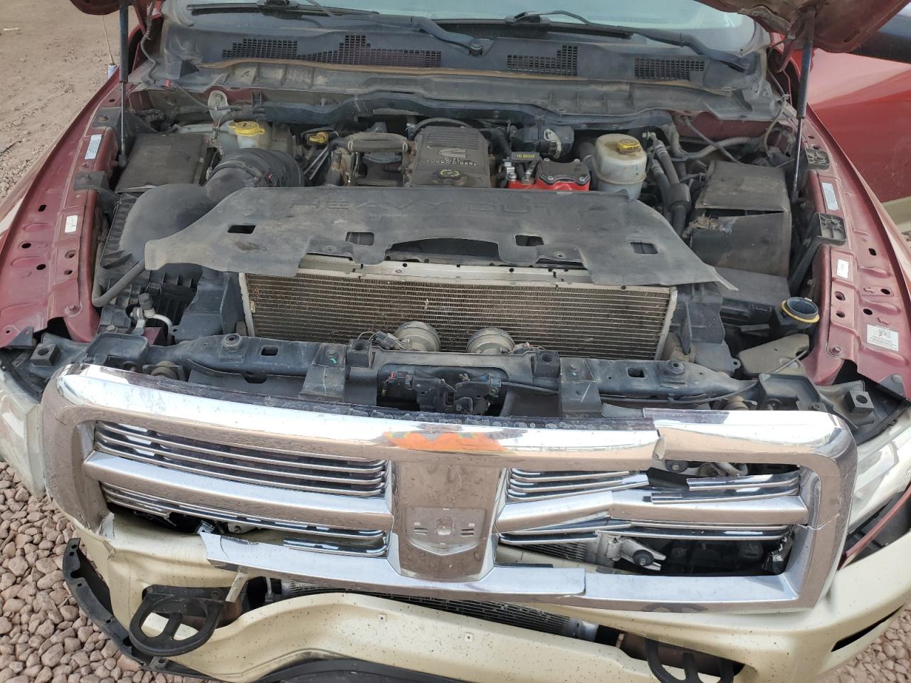 2012 Dodge RAM VIN 3C6UD5GL7CG301830 Copart auction photo, front end damage thumbnail 11