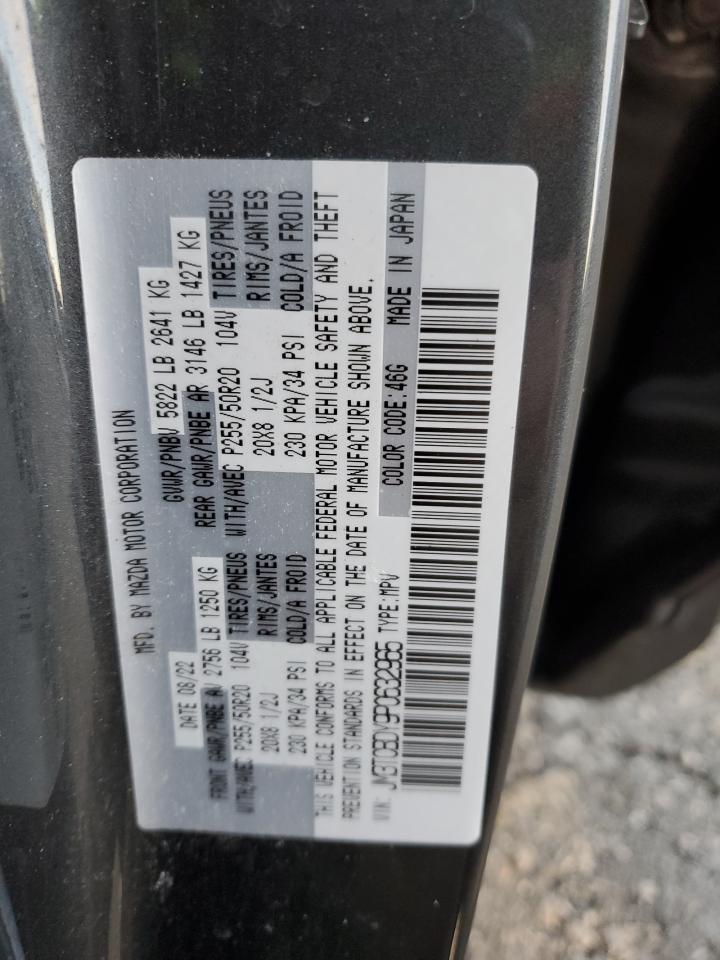 2023 Mazda CX-9 VIN JM3TCBDY9P0632965 Copart auction photo, front end damage thumbnail 15