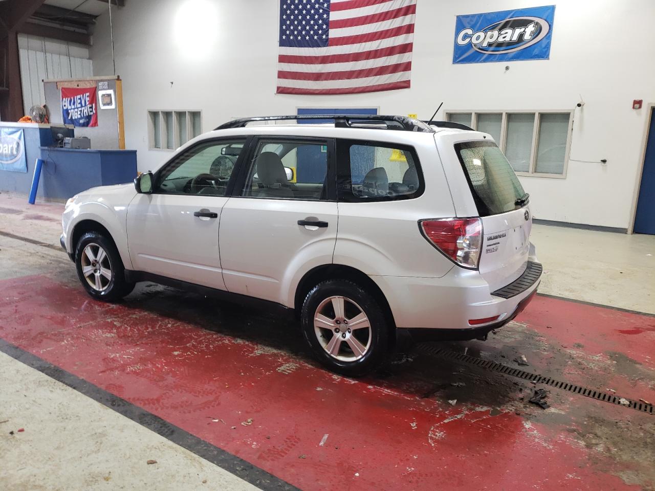 2013 Subaru Forester VIN JF2SHABCXDH419853 Copart auction photo, burn - engine damage thumbnail 2