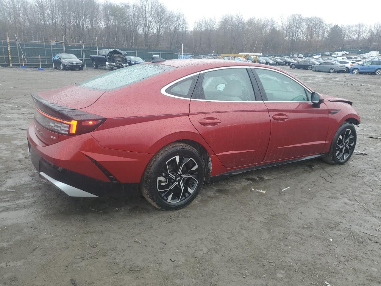 2024 Hyundai Sonata VIN KMHL64JA9RA419140 Copart auction photo, front end damage thumbnail 3