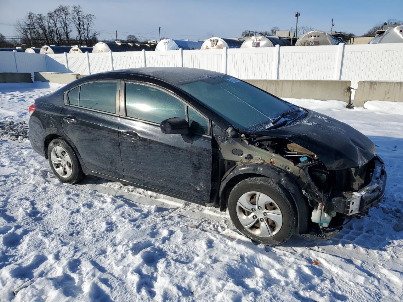 2015 Honda Civic VIN 19XFB2F51FE020907 Copart auction photo, front end damage thumbnail 4