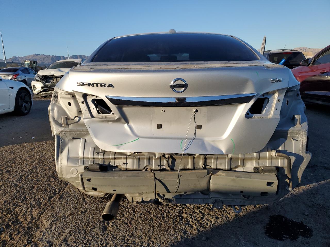 2017 Nissan Sentra VIN 3N1AB7AP3HY343442 Copart auction photo, rear end damage thumbnail 6