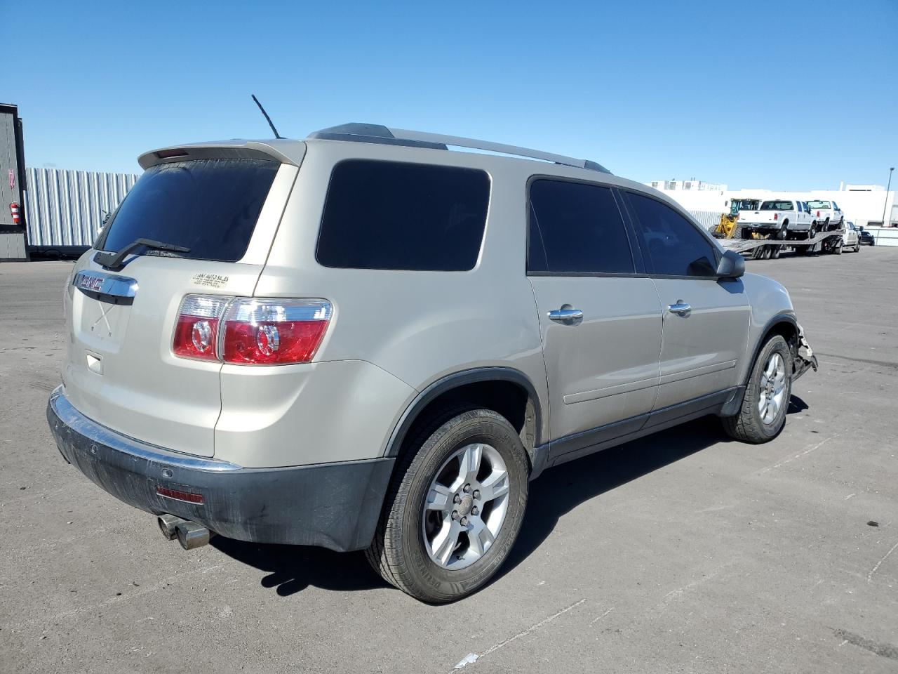 2010 GMC Acadia VIN 1GKLRLED6AJ167141 Copart auction photo, mechanical / front end damage thumbnail 3