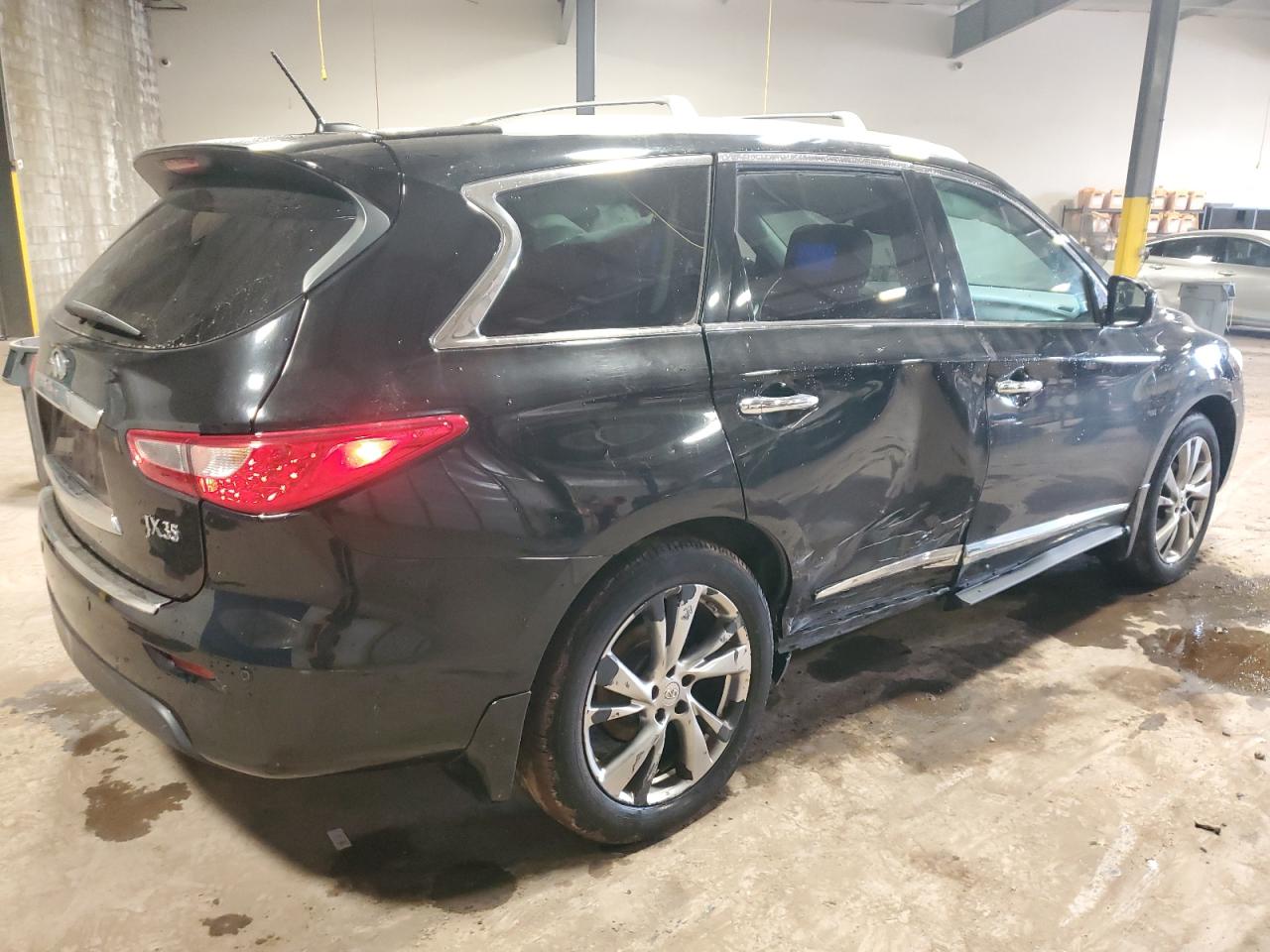2013 Infiniti JX VIN 5N1AL0MM6DC307679 Copart auction photo, side damage thumbnail 3